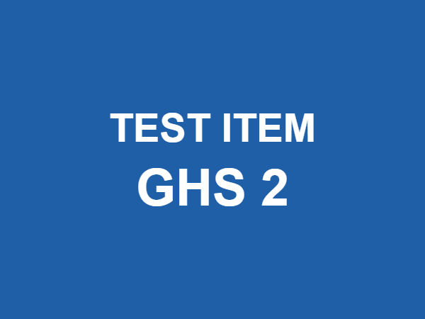 Payment test item, GHS 2