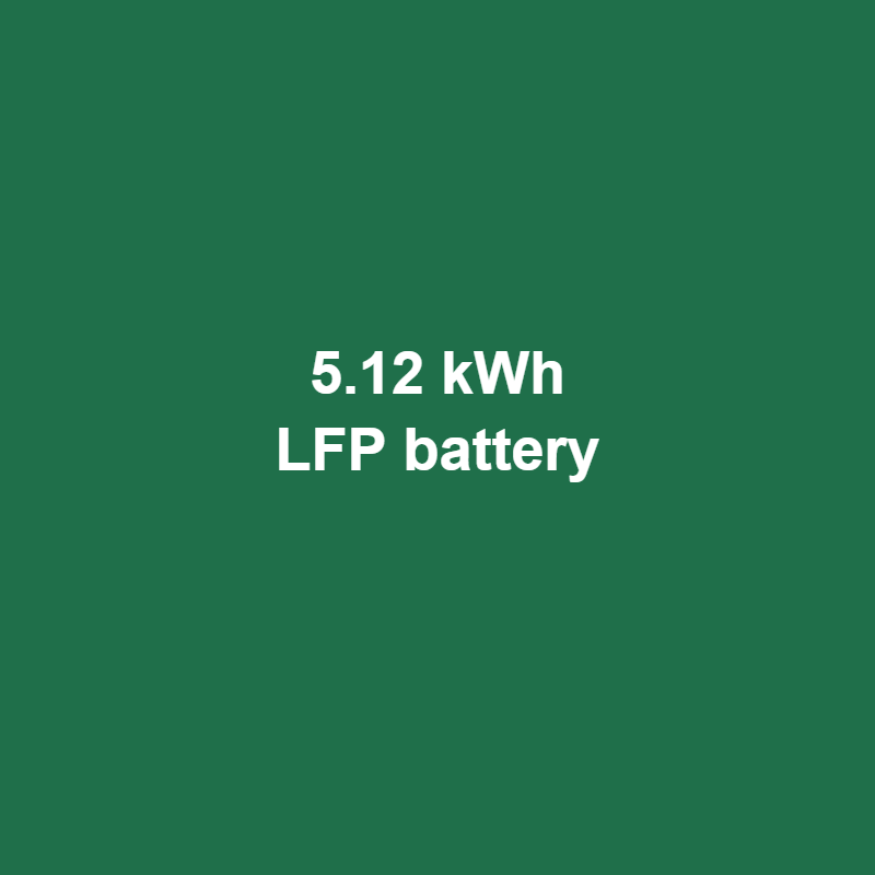 5.12 kWh Lithium Battery (LFP) (demo product photo)